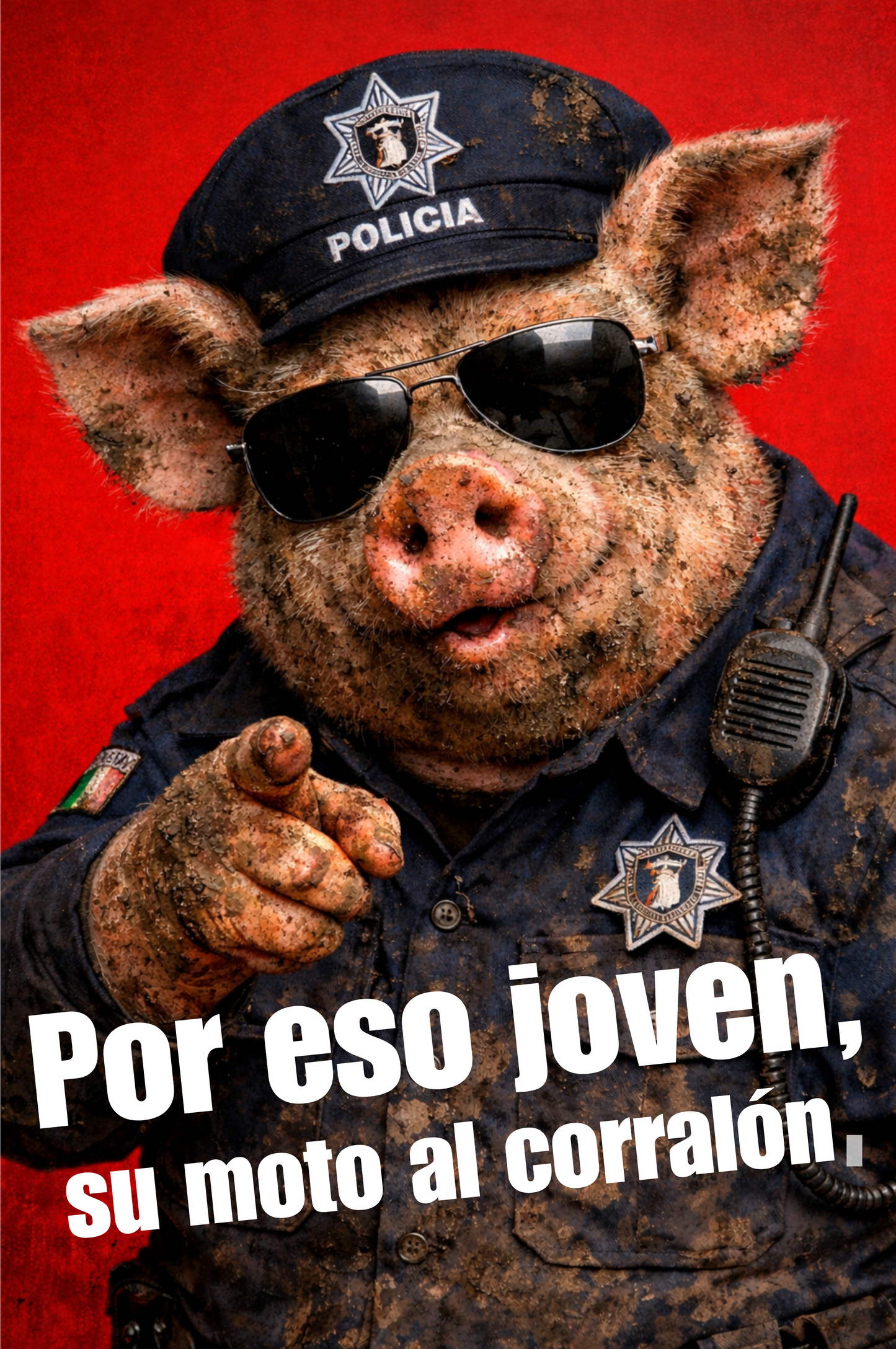 Su moto al corralón