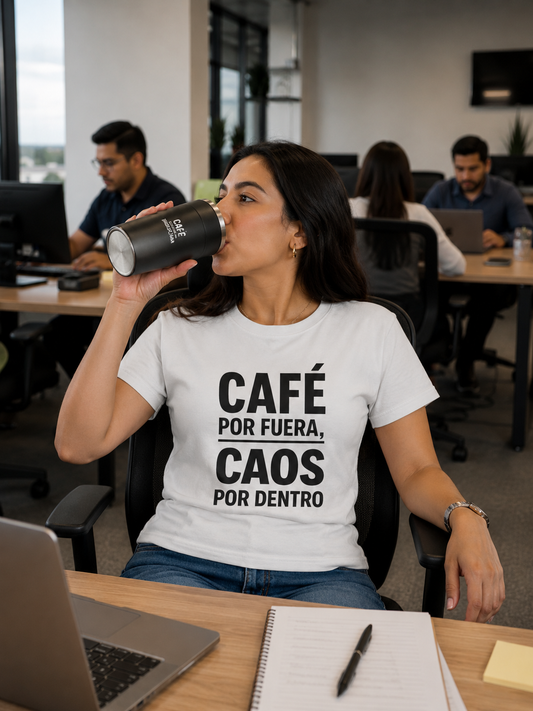 Café por fuera, caos por dentro