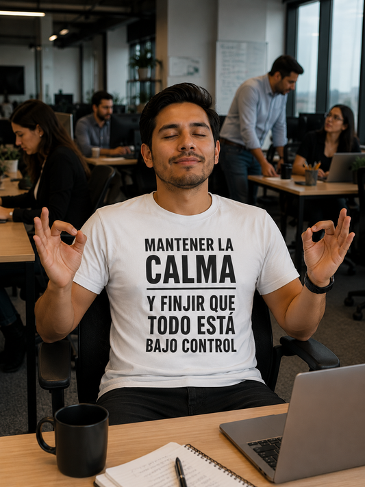 Mantener la calma y fingir que todo está bajo control