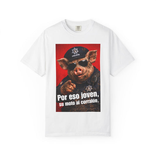 Su moto al corralón