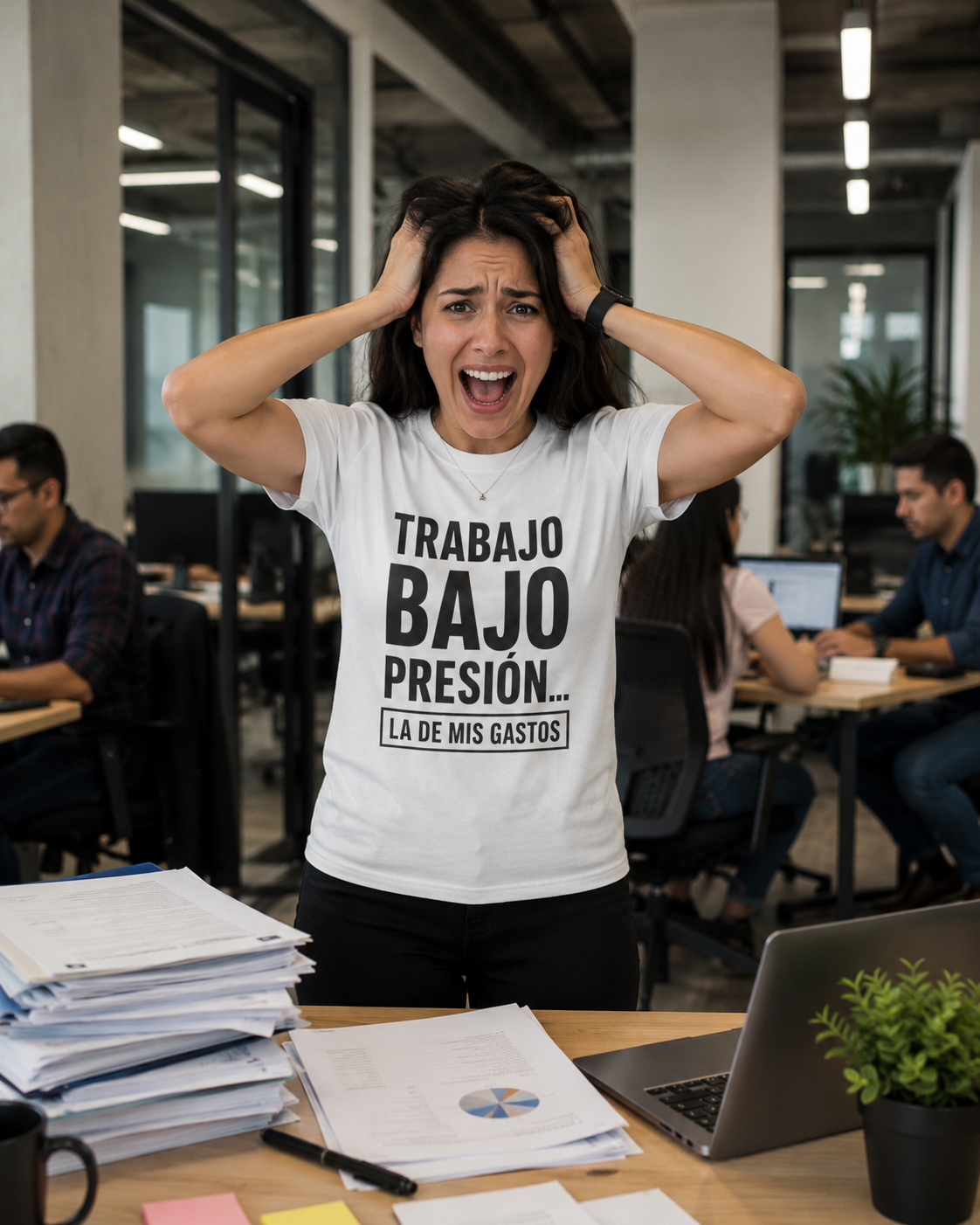 Trabajo bajo presión… La de mis gastos